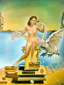Salvador Dalí, Leda Atomica (1949). Fair-use educational reproduction.