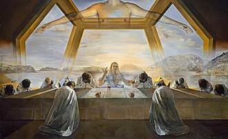 Salvador Dalí, The Sacrament of the Last Supper (1955). Fair-use educational reproduction.